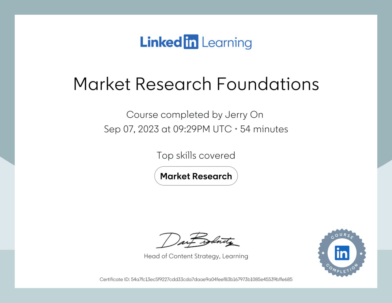 Market Research Foundations